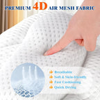 Bath Pillows for Tub, Afitton Luxury Bath Pillow Bathtub Pillow Headrest Neck - Image 3