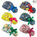 Scrub Caps Women Bouffant Scrub Hats Caps Nurses, Adjustable Working Cap by YEAJOIN