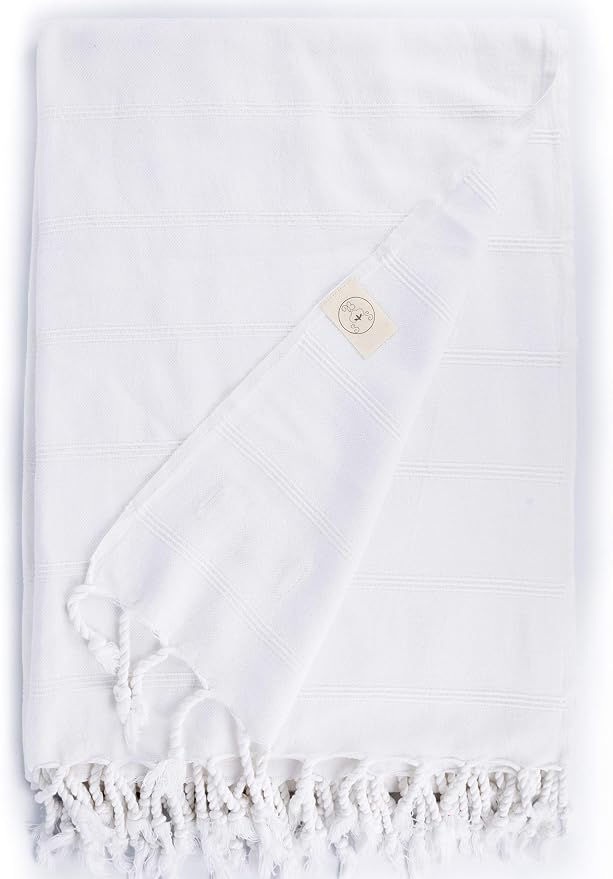 Bersuse 100% Cotton Troy XL Throw Blanket by Bersuse