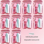 Fcozpjk Disposable Manicure Kit Basics 5PCS Nail Kit, Mini Nail Files Buffers - Image 2