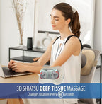 Zyllion Shiatsu Back and Neck Massager - Image 3
