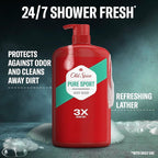 Old Spice Refreshing Body Wash for Men, High Endurance, 3X Defense, 24/7 Shower - Image 2