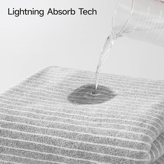 REDKISS Ultra Soft Bath Towels Set of 6 Large 35"x70" | 100% Microfiber - Image 4