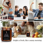 Orange Blossom Scented Candle for Home Soy Wax Candle, Aromatherapy Candle Gift - Image 5