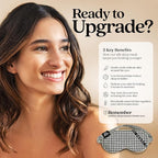 TheSleepGuard Pure Silk Sleep Mask Light Blocking Travel Essentials. Eye Masks - Image 4