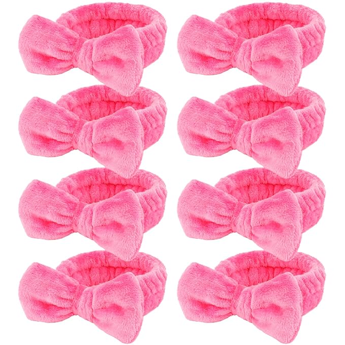Ondder Spa Headband for Washing Face, Rose Red Terry Cloth by Ondder