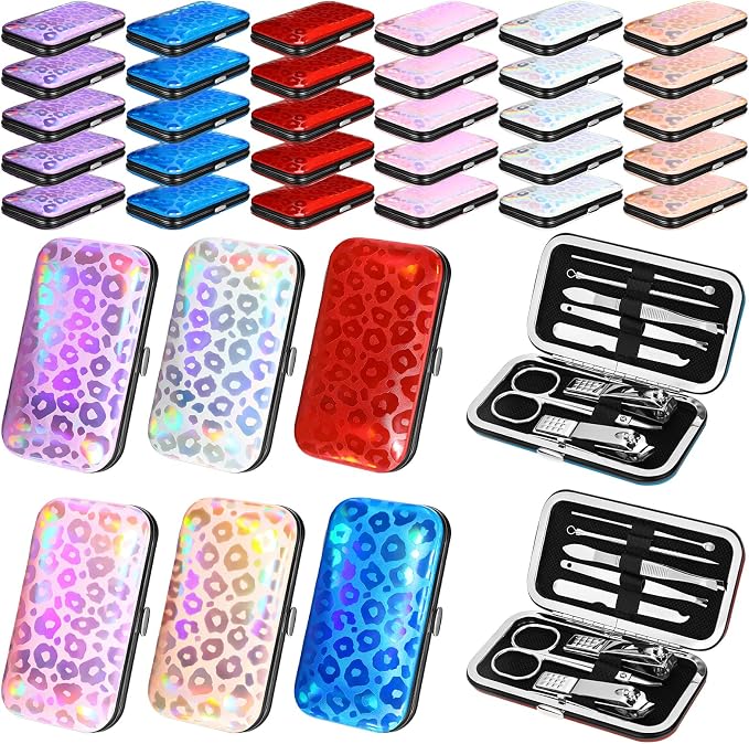 30 Sets Bulk Gifts for Women Manicure Set Bulk Professional Nail Care Kit Nail by Leriton
