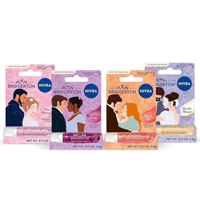 NIVEA Lip Care, Bridgerton Limited Edition Moisturizing Lip Balms by Nivea