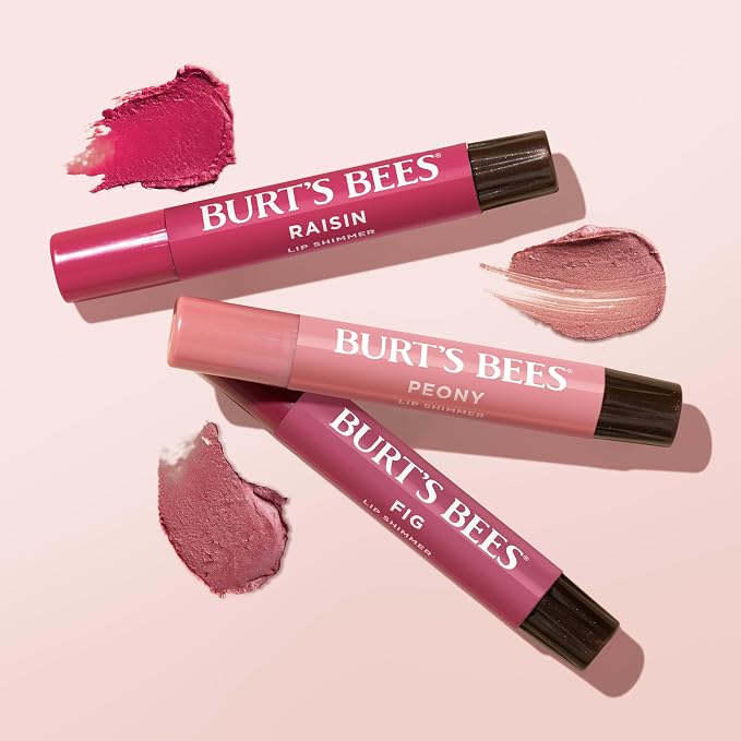 Burt's Bees Lip Shimmer Nude Collection, Tinted Lip Balm Stick, Moisturizing - Image 8