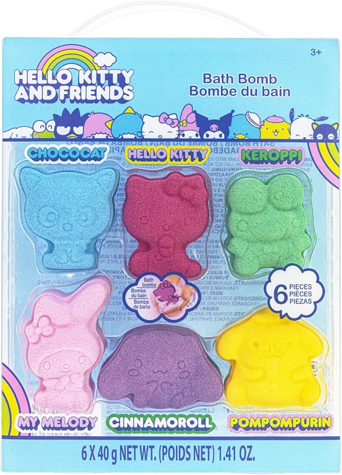 Hello Kitty and Friends Bath Bombs Set, 6 Piece, Bubblegum Scented by TownleyGirl