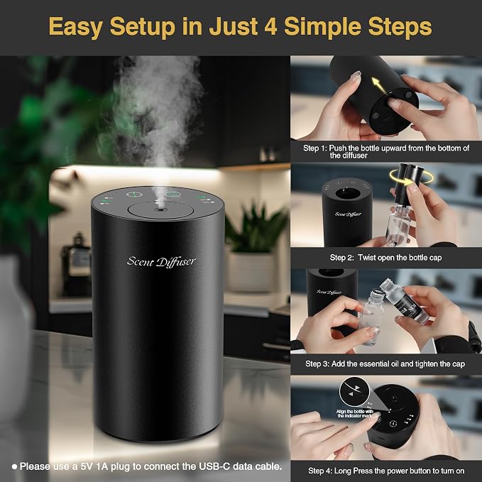 Waterless Essential Oil Diffuser Starter Kit - Image 5