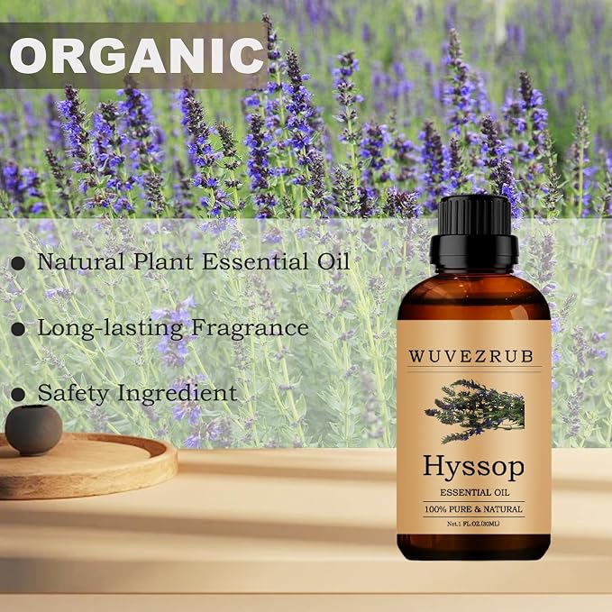 Hyssop Essential Oils, 30ML Pure and Natural Essential Oil - Image 4