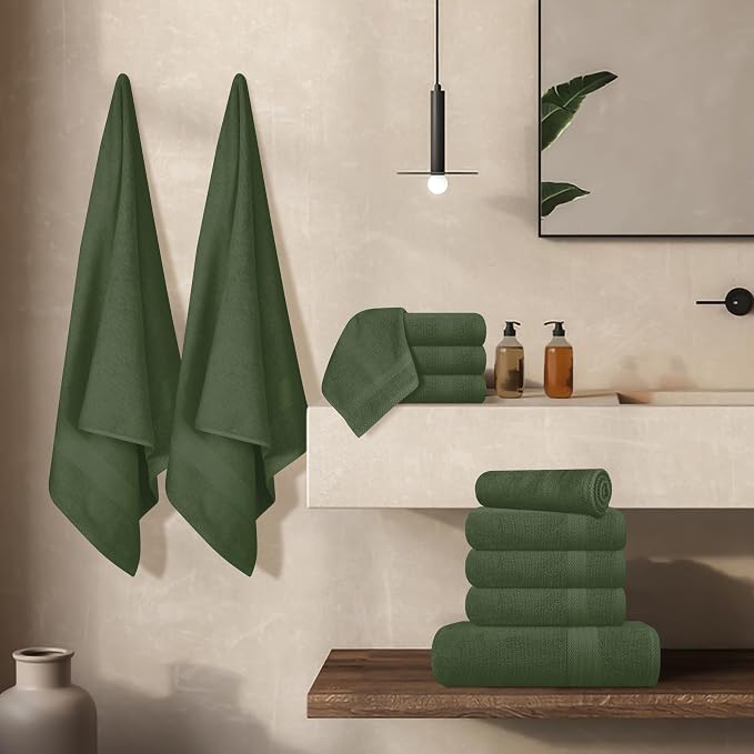 GLAMBURG Ultra Soft 24-Piece Towel Set - Image 6