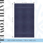 White Classic Luxury Bath Towels Large - Image 4