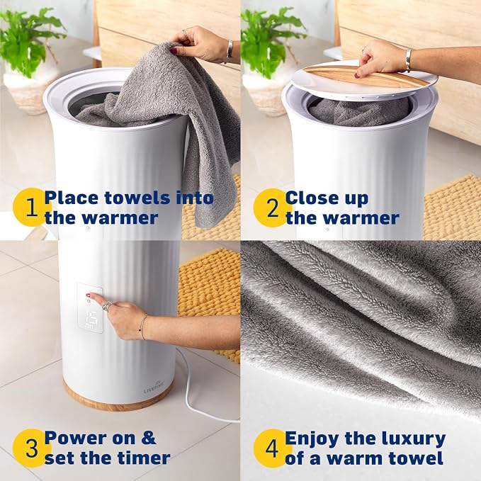 Live Fine Towel Warmer | Bucket Style Luxury Heater - Image 4
