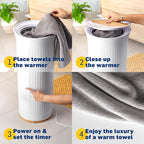 Live Fine Towel Warmer | Bucket Style Luxury Heater - Image 4
