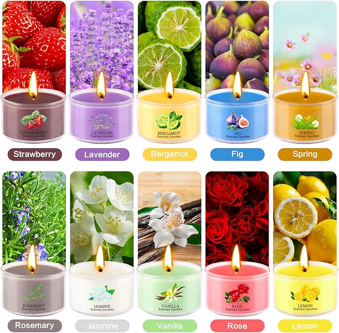 Aromatherapy Scented Candles 20 Pack - Image 2