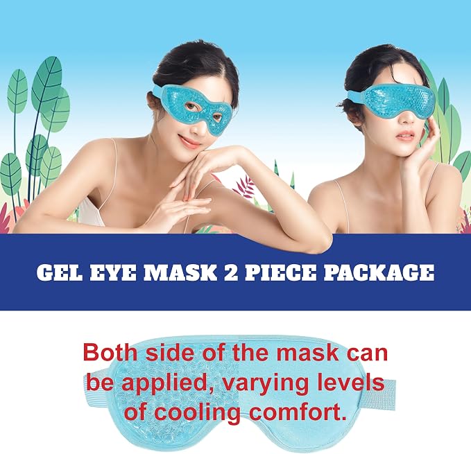 USA Merchant - 2PCs Cold & Hot Eye Therapy Mask, Cooling Eye Mask - Image 3