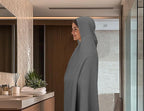 COTTON CRAFT Hooded Bath Towel – Oversized 35 x 70 Waffle Weave Towel - Image 5
