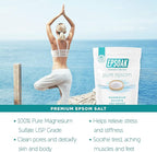 Epsoak Epsom Salt 38 lb. Magnesium Sulfate USP. Resealable Epsom Salt Bag - Image 5