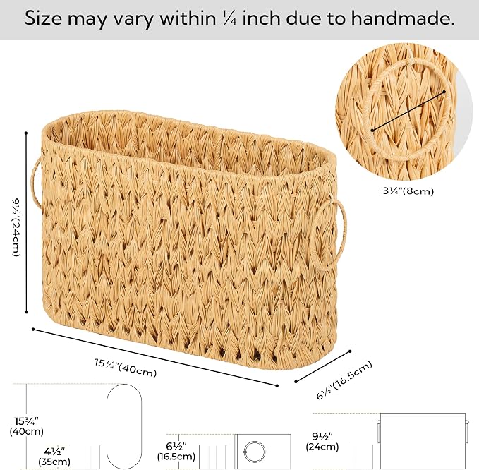 GRANNY SAYS Toilet Paper Storage, Bathroom Storage Basket, Toilet Paper Basket - Image 4