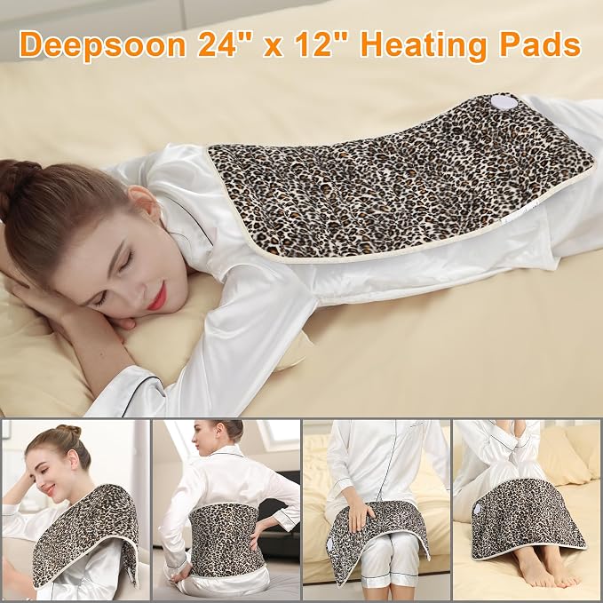 Deepsoon Heating Pad, Electric Heating Pads - Image 2