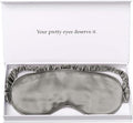 Silk Sleep Mask Light Blocking Luxury 100% Mulberry 19mm Silk Eye Mask Eye by YanserSelection