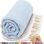 Bazaar Anatolia Turkish Beach Towel 100% Cotton Bath Towels 71x39 Quick Dry by BazaarAnatolia