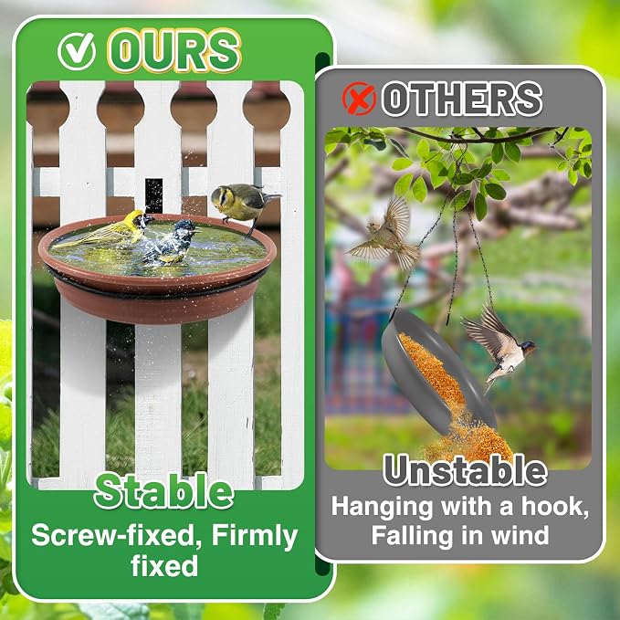 Fence Bird Feeders Tray - Image 2