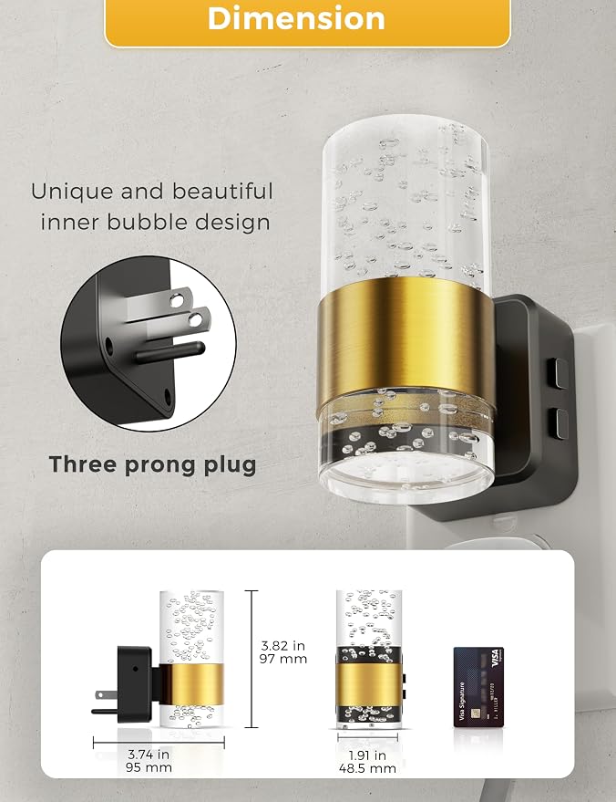 Night Lights Plug into wall, Color Changing Night Light - Image 6