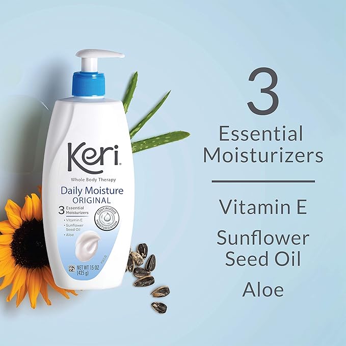 Keri Whole Body Therapy Original, Continuous Moisturization, 3 Essential - Image 3