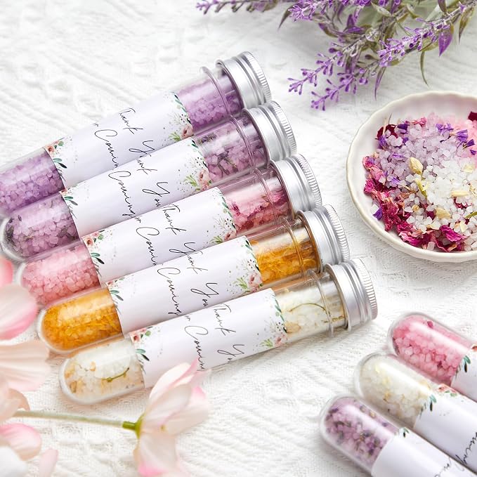 12 Pcs Aromatherapy Bath Salts Test Tube Bath Salts - Image 5