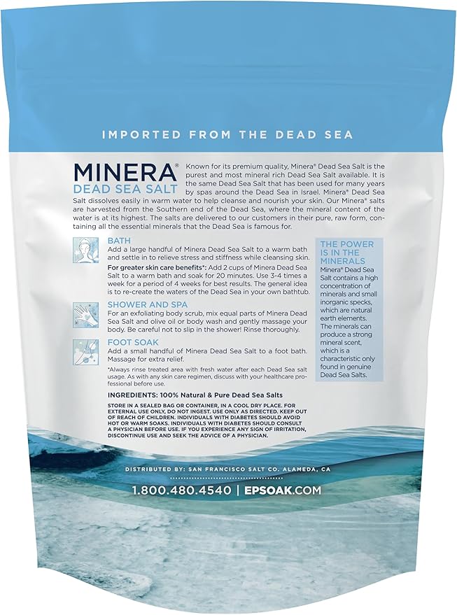 Minera Fine Grain Dead Sea Salt - Image 2