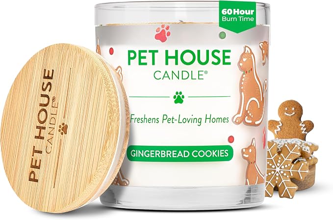 Pet House Pet Odor Candle Plant Based Soy Candle Clean Burning, Long Lasting by OneFurAll