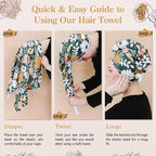Microfiber Hair Towel Wrap for Women - Image 9