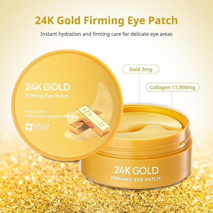 Snp 11, 900mg Collagen + 24K Gold Firming Eye Patch | Wrinkles Firming Under - Image 4