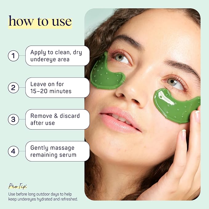 SpaLife In a Pickle Hydrogel Under Eye Patches - Image 7