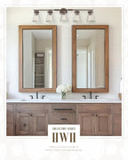 5-Light Bathroom Vanity Light, HWH Farmhouse Vanity Lights - Image 6