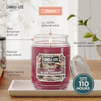 Candle-lite Scented Candles, Juicy Black Cherries, 18 oz Jar, Proudly Poured in - Image 3