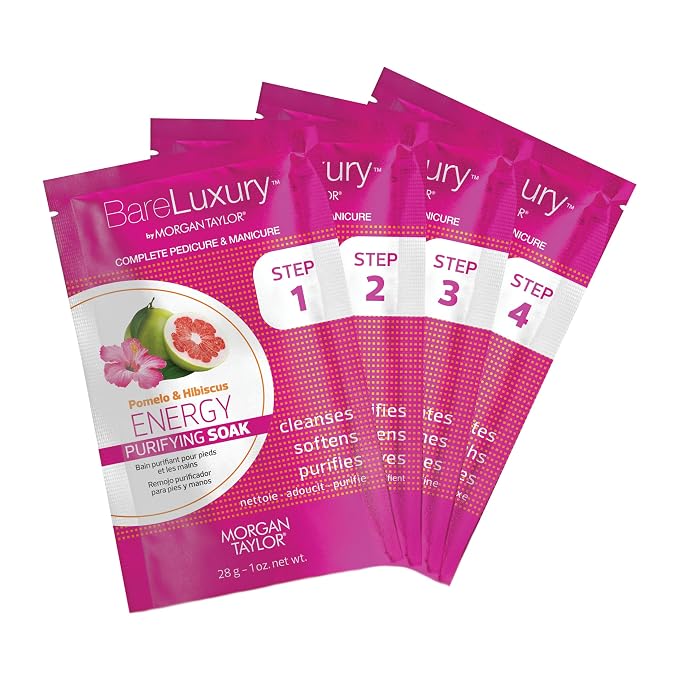 Morgan Taylor BareLuxury 4-Step Complete Pedicure & Manicure Packs - Image 3