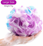 BTYMS 4 Pieces Shower Loofahs Exfoliating Sponge Body Scrubber 75g/pc Bath - Image 3