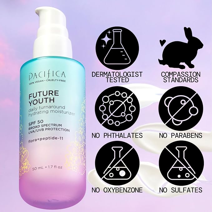 Pacifica Peptide Face Moisturizer Future Youth Daily Turnaround Hydrating - Image 6