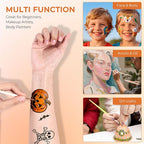 Nicpro Face Paint Brush Set, Synthetic Nylon Hair, Makeup Paintbrush Kit - Image 7