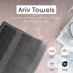 Ariv Premium Bath Towels Pack of 4, 100% Cotton, Super Soft, Highly Absorbent - Image 4
