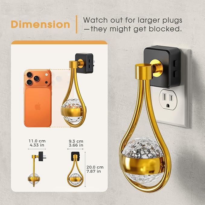 Briignite RGB Night Lights Plug into Wall, Color Changing Nightlight - Image 3