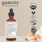 PURA D'OR 4 Oz Organic Castor Oil – Pure Cold-Pressed, Hexane-Free, USDA - Image 6
