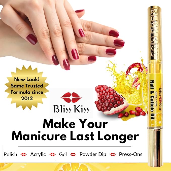 Bliss Kiss | 1 Crisp Fragrance | Nail Oil Cuticle Pen w/Vitamin E & Jojoba⏤Nail - Image 4