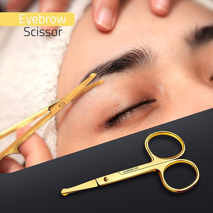 Utopia Care Eyebrow Scissors, Professional Stainless Steel Small Shears - Image 6
