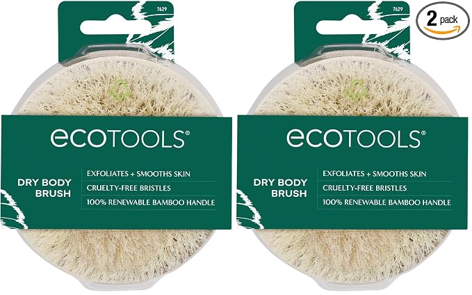 EcoTools Dry Body Brush, For Post Shower & Bath Skincare Routine, Removes Dirt by EcoTools
