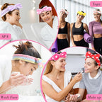 WILLBOND 24 Pieces Spa Headband Bulk Skincare Headbands Face Wash Makeup - Image 6